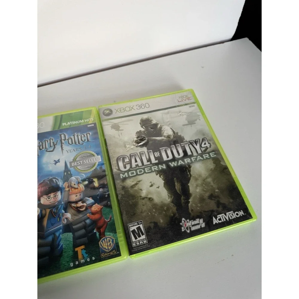 Xbox 360 Game Bundle Call of Duty Black Ops MW4 + LEGO Harry Potter Tested